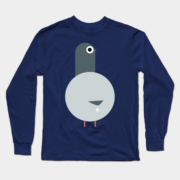 Funny pigeon Long Sleeve T-Shirt by SYnergization